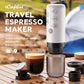 I Cafilas Electric Portable Espresso Coffee Machine for Car & Home Camping Coffee Maker Fit Nespresso Capsule Pods Ground Coffee