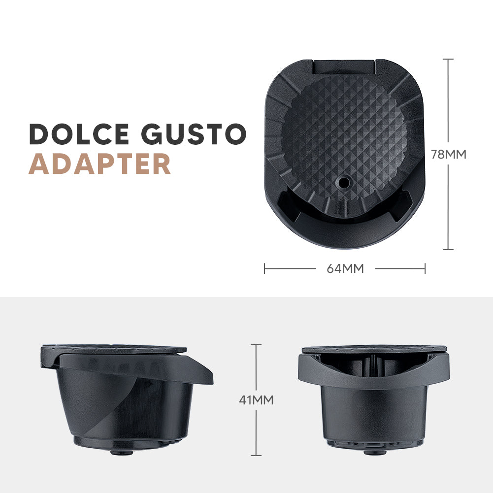 ICafilas Capsulas recargables dolce gusto cafe Adapter Transferfor  Nespresso Capsule Dolce Gusto machine Reusable coffeeware pod