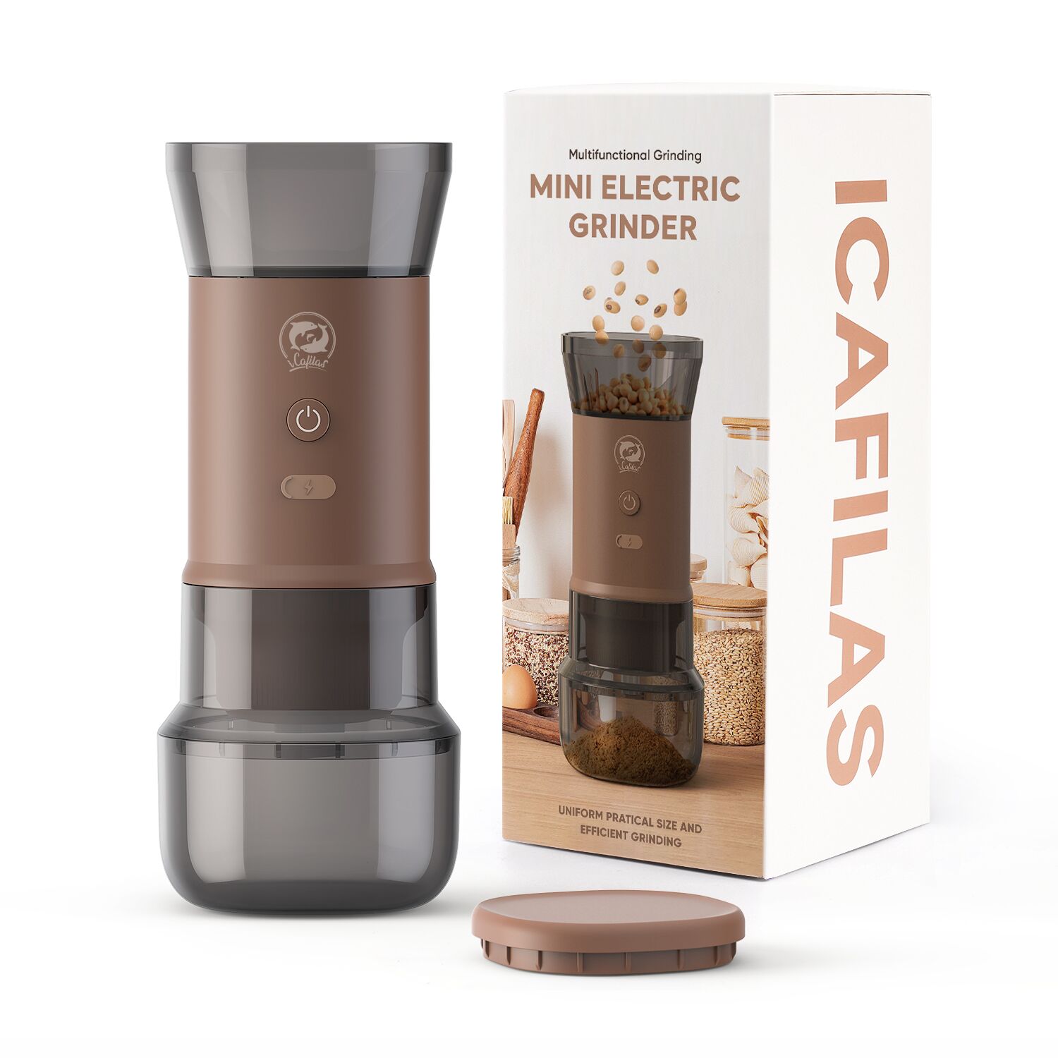 iCafilas All-In-One Grinding & Brewing Portable Electric Coffee Gr – i  Cafilas